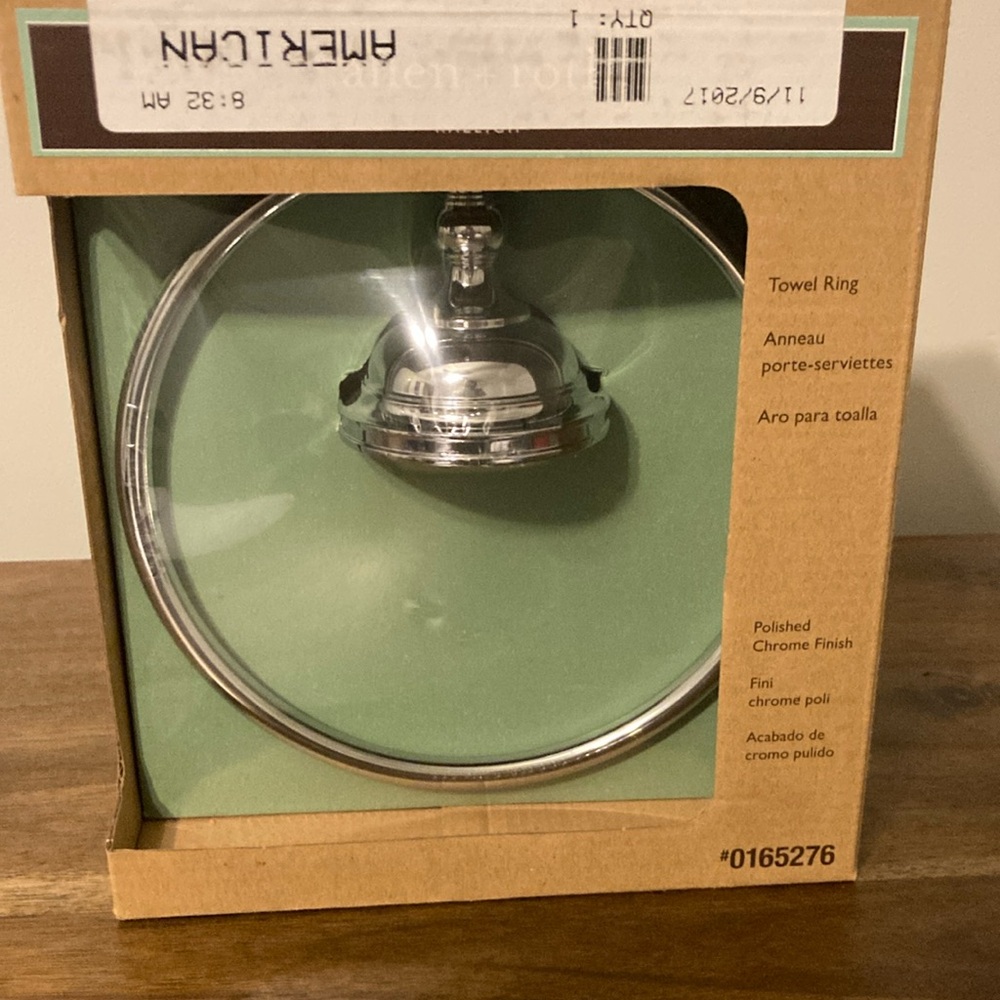 Amerlucen Chrome Towel Ring